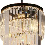 Подвесной светильник Divinare Charlotte 3011/01 SP-11 Цвет плафонов прозрачный Цвет арматуры золото от ImperiumLoft