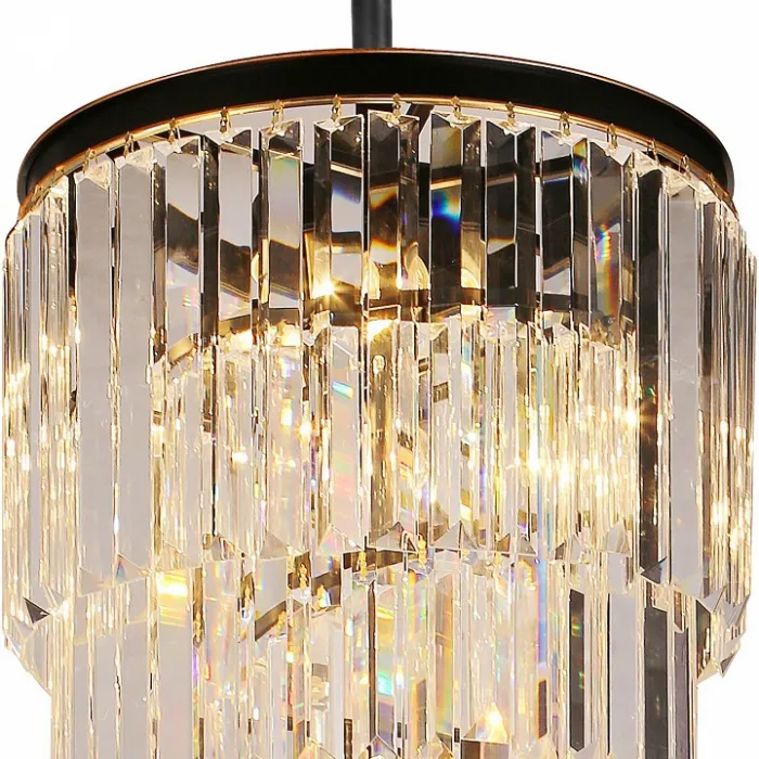 Подвесной светильник Divinare Charlotte 3011/01 SP-11 Цвет плафонов прозрачный Цвет арматуры золото от ImperiumLoft