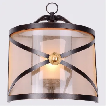 Накладной светильник Favourite Capella 1145-1W Цвет арматуры коричневый Цвет плафонов прозрачный