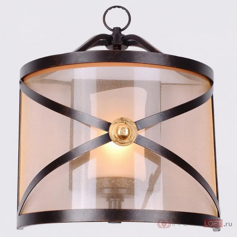 Накладной светильник Favourite Capella 1145-1W Цвет арматуры коричневый Цвет плафонов прозрачный от ImperiumLoft