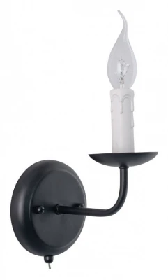 Бра Arte Lamp Graff A1857AP-1BK Цвет арматуры чёрный