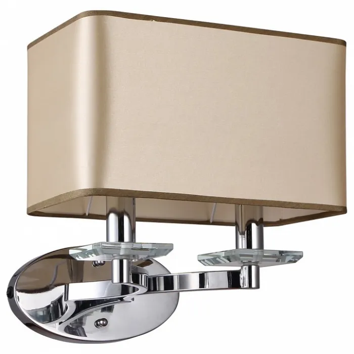 Бра MW-Light Палермо 386026202 Цвет арматуры хром Цвет плафонов коричневый от ImperiumLoft