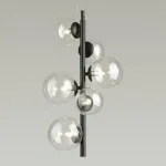 Подвесной светильник Odeon Light Tovi 4818/6 Цвет плафонов прозрачный Цвет арматуры черный от ImperiumLoft