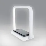 Настольная лампа декоративная Eurosvet Frame 80502/1 белый Цвет арматуры белый Цвет плафонов белый от ImperiumLoft