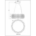 Подвесной светильник Wertmark Nelly WE158.24.303 от ImperiumLoft
