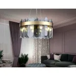 Подвесной светильник Ambrella Traditional 14 TR5342 Цвет арматуры золото Цвет плафонов серый от ImperiumLoft