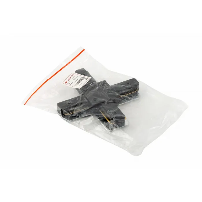 Соединитель X-образный для треков Denkirs DK Track Black TR1104-BK от ImperiumLoft