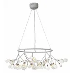 Подвесная люстра ST-Luce Riccardo SL411.533.45 Цвет арматуры белый Цвет плафонов прозрачный от ImperiumLoft