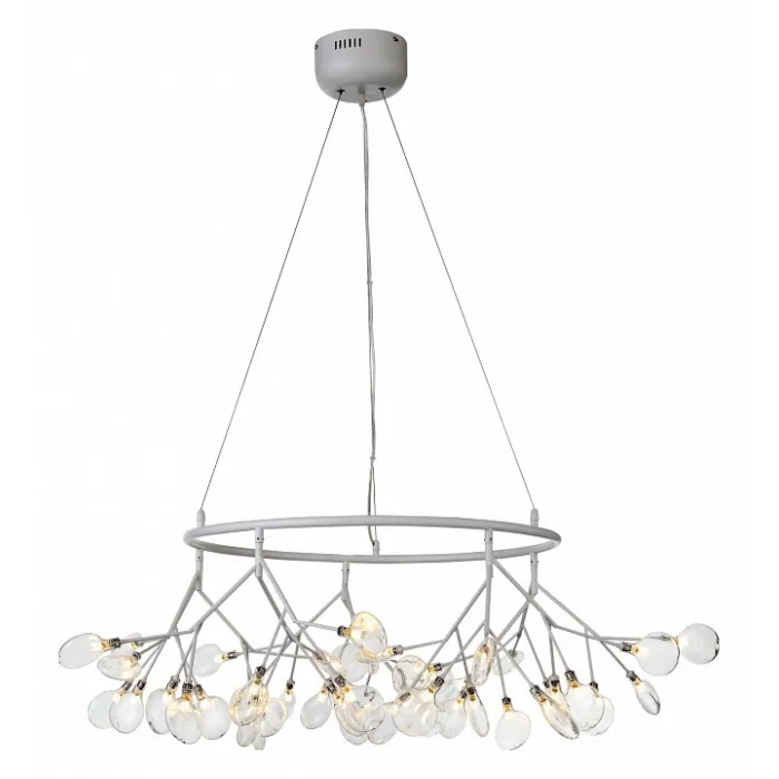 Подвесная люстра ST-Luce Riccardo SL411.533.45 Цвет арматуры белый Цвет плафонов прозрачный от ImperiumLoft