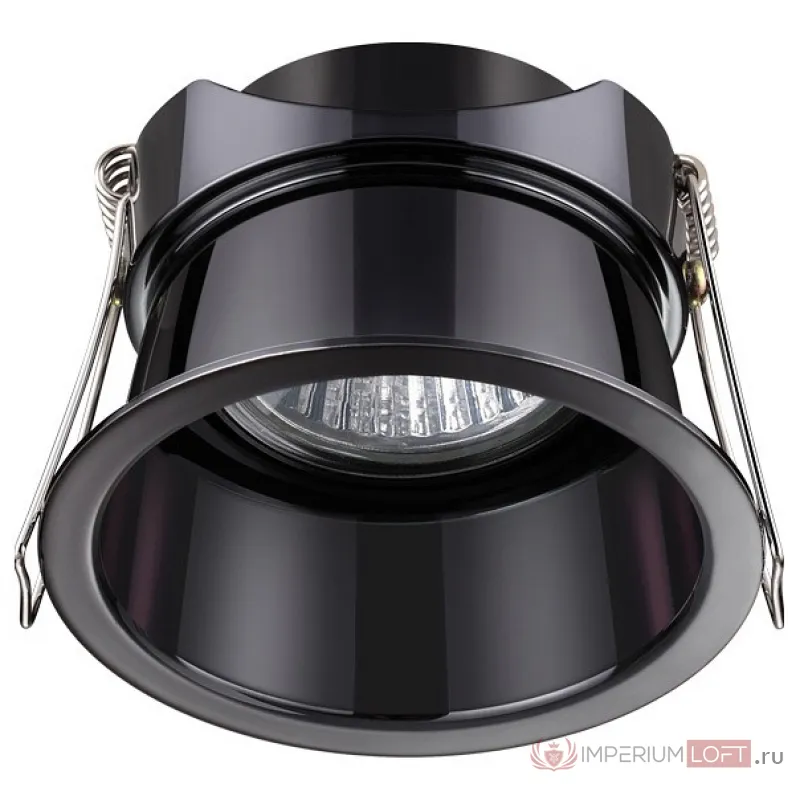Встраиваемый светильник Novotech Butt 370449 Цвет арматуры черный Цвет плафонов черный от ImperiumLoft