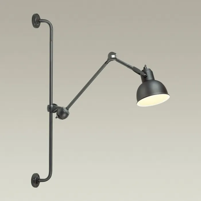 Бра Odeon Light Arta 4125/1WA Цвет плафонов черный Цвет арматуры черный от ImperiumLoft