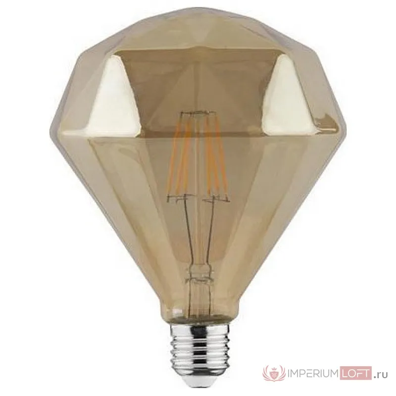 Лампа светодиодная Horoz Electric Rustic Pyramid E27 6Вт 2200K HRZ00002346 от ImperiumLoft