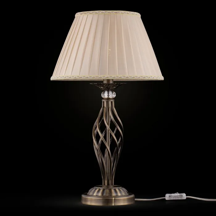 Настольная лампа декоративная Maytoni Grace RC247-TL-01-R Цвет арматуры бронза Цвет плафонов кремовый от ImperiumLoft