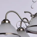Подвесная люстра DeMarkt City Олимп 1 318014405 Цвет плафонов прозрачный Цвет арматуры латунь от ImperiumLoft