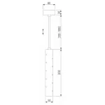 Подвесной светильник Elektrostandard Bong 50214/1 LED