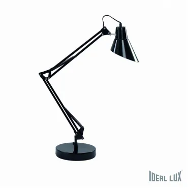 Настольная лампа офисная Ideal Lux Sally SALLY TL1 NERO Цвет арматуры черный Цвет плафонов черный