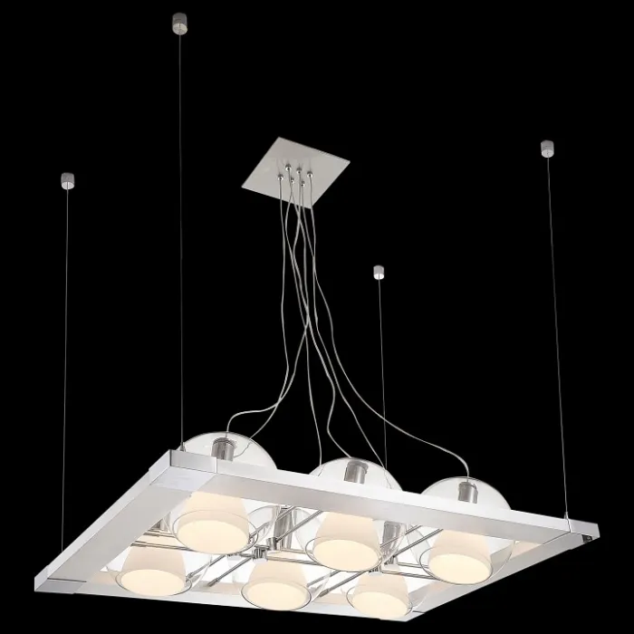 Подвесная люстра Lightstar Palla 803161 Цвет арматуры хром Цвет плафонов прозрачный от ImperiumLoft