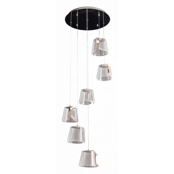 08044-6A,33 Подвес Люцерна золото d51 h180 Led 42W (3000K) от ImperiumLoft
