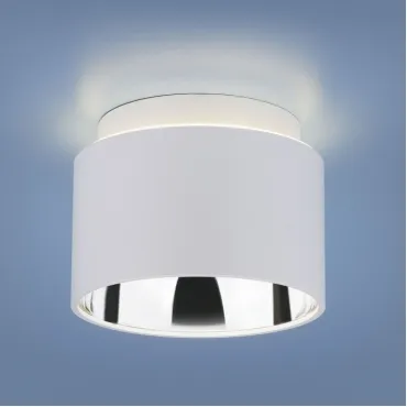 Накладной светильник Elektrostandard DLR033, 1069 a036624 Цвет арматуры белый Цвет плафонов хром