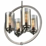 Подвесная люстра Vele Luce Chiedo 742 VL4075P04 Цвет арматуры серебро Цвет плафонов серый от ImperiumLoft
