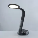 Настольная лампа офисная DeMarkt Ракурс 1 631035501 Цвет арматуры черный Цвет плафонов черно-белый от ImperiumLoft