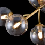 Потолочная люстра Maytoni Dallas MOD545PL-12G Цвет арматуры золото Цвет плафонов янтарный от ImperiumLoft