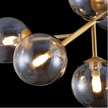 Потолочная люстра Maytoni Dallas MOD545PL-12G Цвет арматуры золото Цвет плафонов янтарный от ImperiumLoft