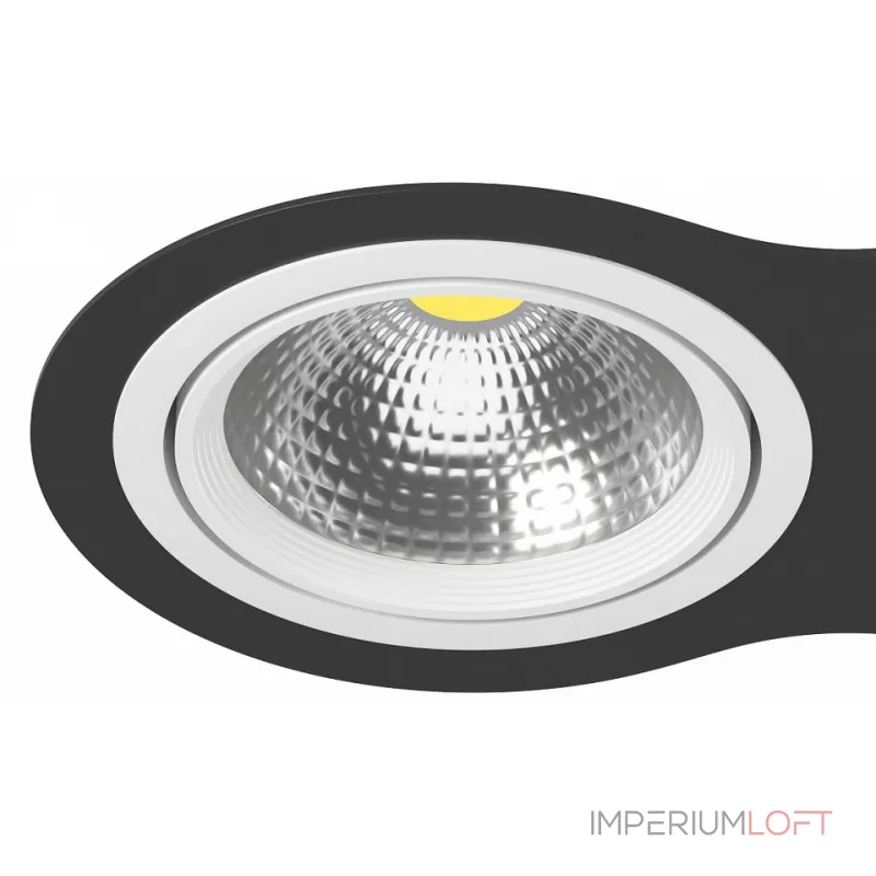 Встраиваемый светильник Lightstar Intero 111 i9270607 Цвет арматуры черно-белый