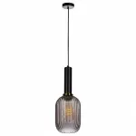 Подвесной светильник Loft it Iris 2070-A+BL Цвет арматуры черный Цвет плафонов серый от ImperiumLoft