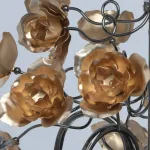 Подвесная люстра MW-Light Розенхейм 615011505 Цвет арматуры черный Цвет плафонов золото от ImperiumLoft
