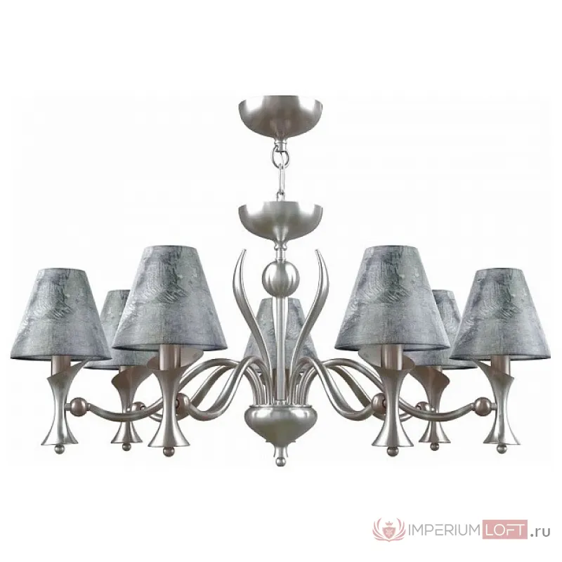 Подвесная люстра Lamp4You Modern 25 M3-07-DN-LMP-O-11 Цвет арматуры никель Цвет плафонов серый от ImperiumLoft