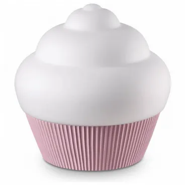 Настольная лампа декоративная Ideal Lux Cupcake CUPCAKE TL1 SMALL ROSA Цвет плафонов белый