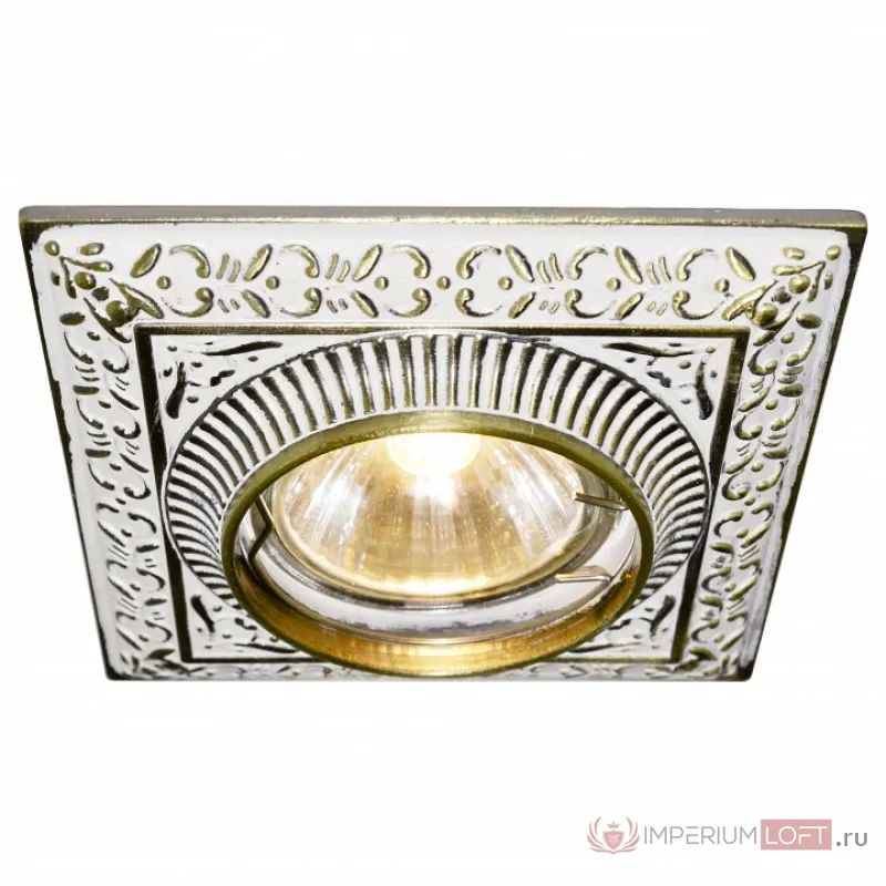 Встраиваемый светильник Arte Lamp Occhio A5284PL-1WG Цвет арматуры золото Цвет плафонов черный от ImperiumLoft