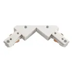 Соединитель угловой L-образный для треков Novotech 135008 Цвет арматуры белый