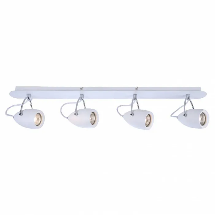Спот Arte Lamp Atlantis A4004PL-4WH Цвет арматуры белый Цвет плафонов белый от ImperiumLoft