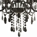 Подвесная люстра Globo Cuimbra I 63110-6 Цвет арматуры хром Цвет плафонов черный от ImperiumLoft