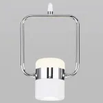 Подвесной светильник Eurosvet Oskar 50165/1 LED хром/белый Цвет арматуры хром Цвет плафонов белый от ImperiumLoft