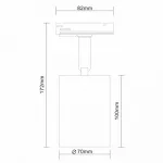 Светильник на штанге ST-Luce Vali ST302.506.01 Цвет плафонов белый Цвет арматуры белый