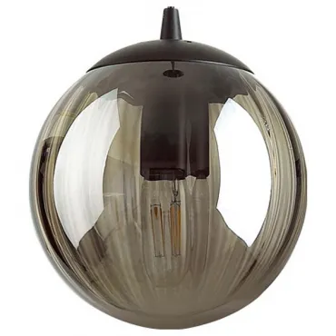 Подвесной светильник Odeon Light Kata 4757/1 Цвет плафонов серый Цвет арматуры черный от ImperiumLoft