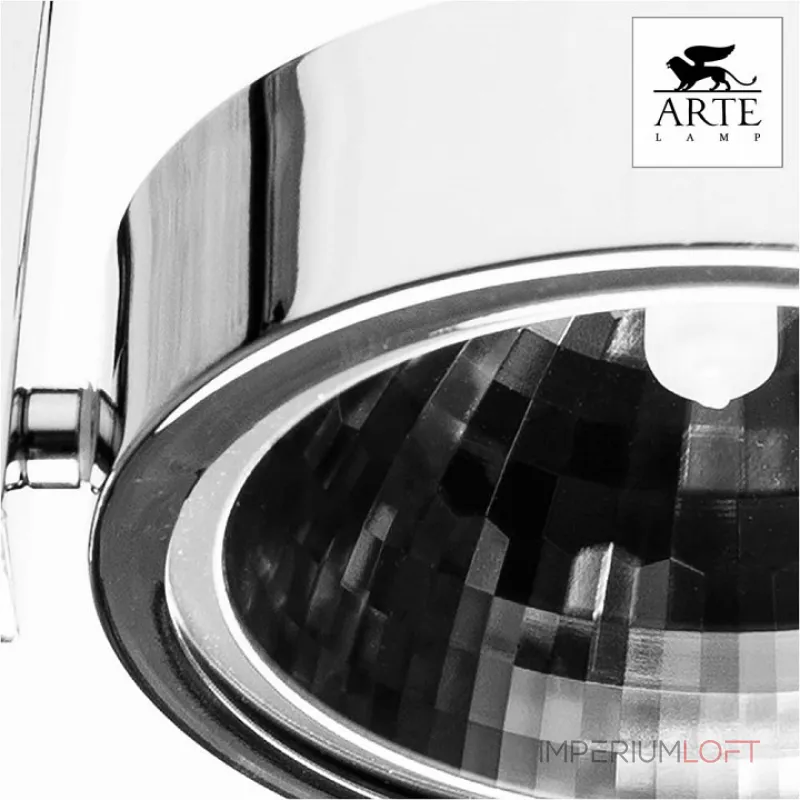 Светильник на штанге Arte Lamp Faccia A4507AP-1CC Цвет арматуры хром Цвет плафонов хром