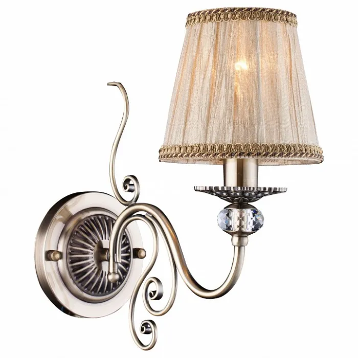 Бра Arte Lamp Charm A2083AP-1AB Цвет арматуры бронза Цвет плафонов кремовый от ImperiumLoft