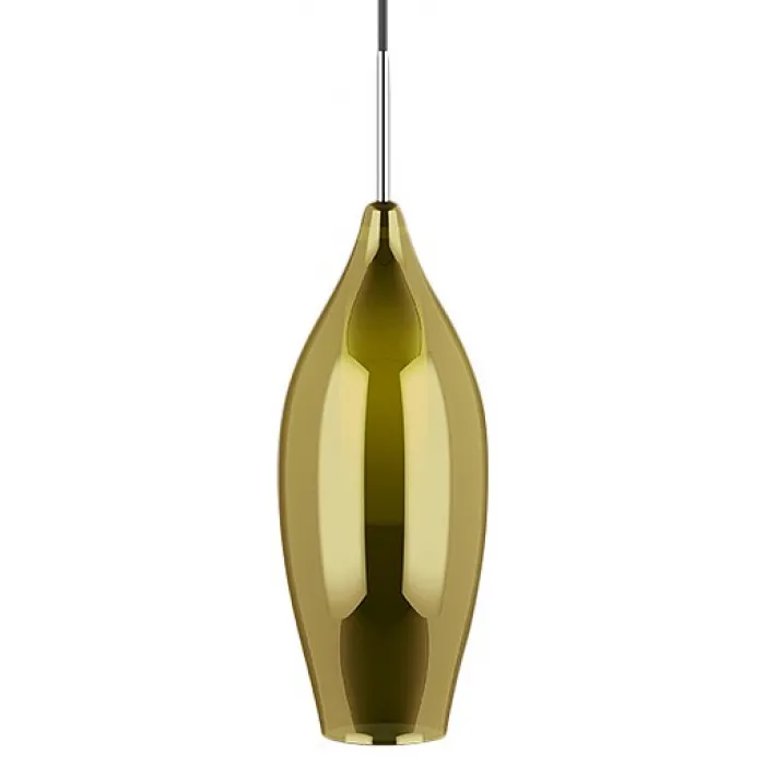 Подвесной светильник Lightstar Pentola 803028 Цвет арматуры хром Цвет плафонов зеленый от ImperiumLoft