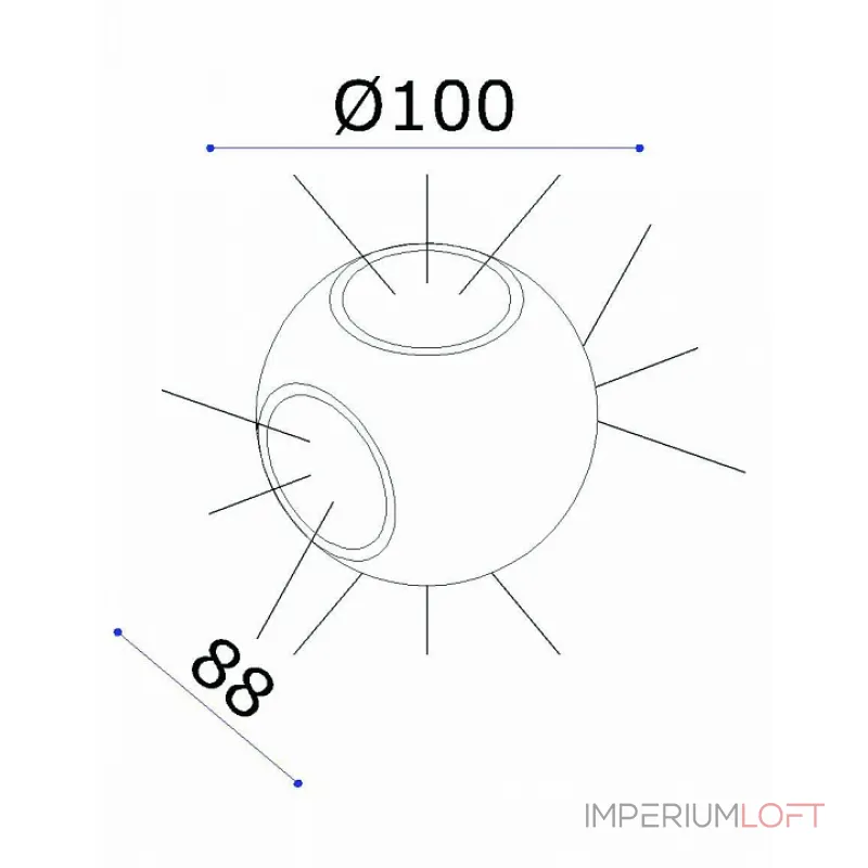 Накладной светильник Donolux DL18442 DL18442/14 White R Dim