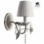 Бра Arte Lamp Kenny A9514AP-1WG Цвет арматуры золото Цвет плафонов белый