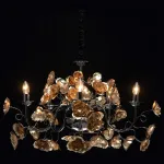 Подвесная люстра MW-Light Розенхейм 615011505 Цвет арматуры черный Цвет плафонов золото от ImperiumLoft