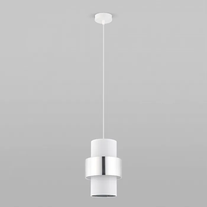 Подвесной светильник TK Lighting Calisto 849 Calisto Цвет арматуры белый Цвет плафонов хром от ImperiumLoft