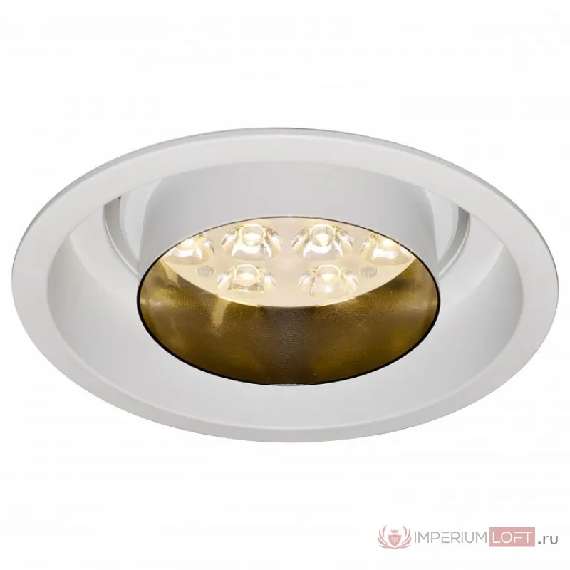 Встраиваемый светильник Arte Lamp Accent A2012PL-1WH Цвет арматуры белый Цвет плафонов белый от ImperiumLoft