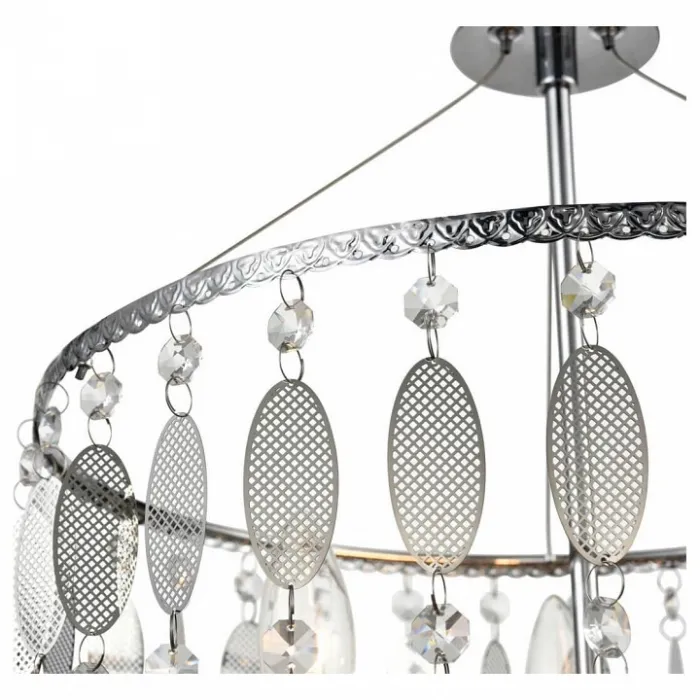 Подвесной светильник Vele Luce Grace 742 VL4093P03 Цвет арматуры хром Цвет плафонов серый от ImperiumLoft