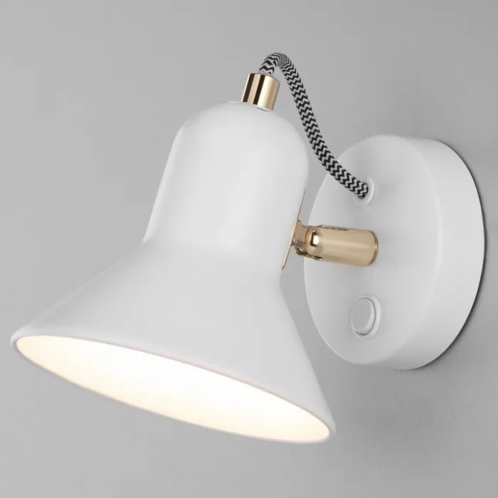Бра Eurosvet Canotier 20083/1 белый/золото от ImperiumLoft