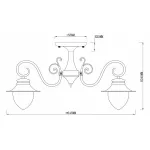 Потолочная люстра Rivoli Сomodita S5 WG Б0037725 